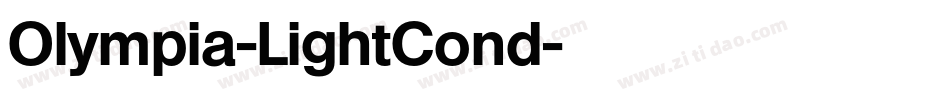 Olympia-LightCond字体转换