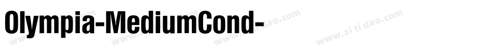 Olympia-MediumCond字体转换