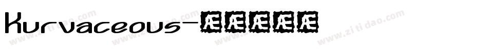Kurvaceous字体转换