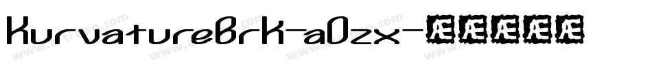 KurvatureBrk-aOzx字体转换