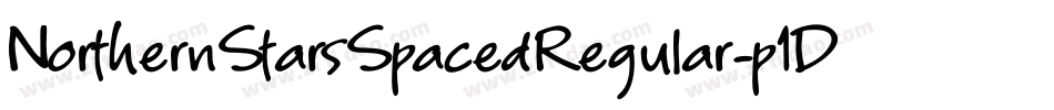 NorthernStarsSpacedRegular-p1Dy字体转换