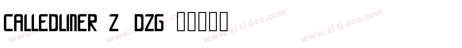 Calledliner-z8dzG字体转换