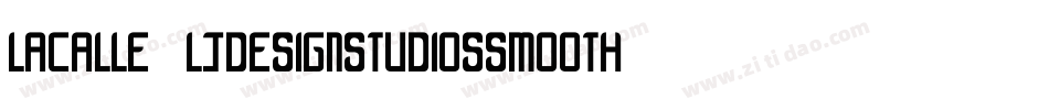 LaCalle6LjDesignStudiosSmooth-2Kev字体转换