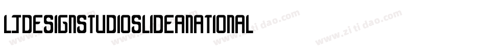 LjDesignStudiosLideaNational-62A1字体转换