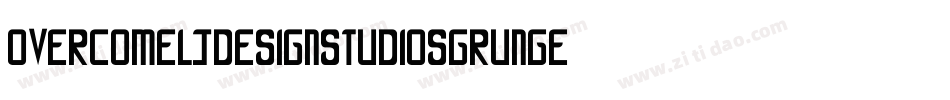 OvercomeLjDesignStudiosGrunge-g5x6字体转换 OvercomeLjDesignStudiosGrunge-g5x6字体转换