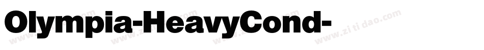 Olympia-HeavyCond字体转换