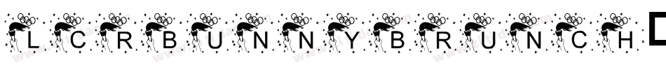 LcrBunnyBrunch-e1Wx字体转换