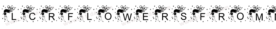 LcrFlowersFromMyHeart-MZPr字体转换