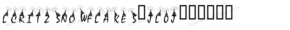 LcrItzSnowflakes-jL0j字体转换