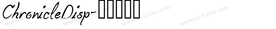 ChronicleDisp字体转换