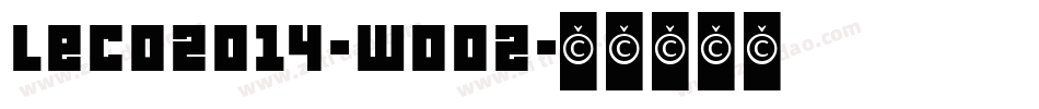 Leco2014-wOOz字体转换