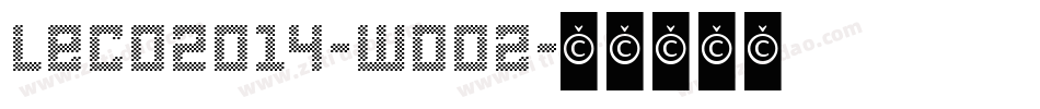 Leco2014-wOOz字体转换