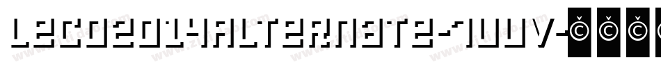 Leco2014Alternate-7vvV字体转换