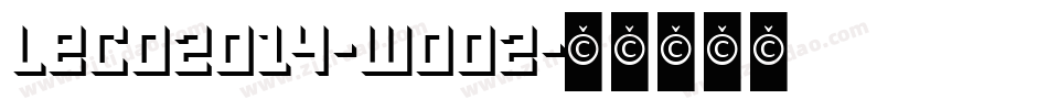 Leco2014-wOOz字体转换