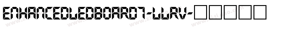 EnhancedLedBoard7-llRV字体转换