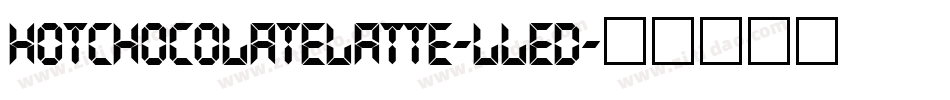 HotChocolateLatte-lLed字体转换