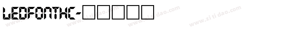 LEDFontHC字体转换
