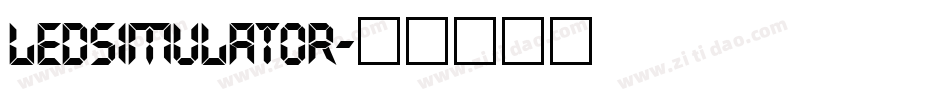 LEDSimulator字体转换