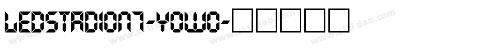 LedStadion7-Y0wO字体转换
