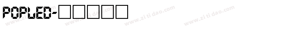 PopLed字体转换