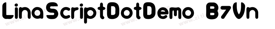 LinaScriptDotDemo-B7Vn字体转换