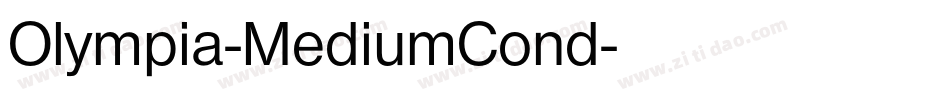 Olympia-MediumCond字体转换