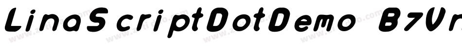 LinaScriptDotDemo-B7Vn字体转换