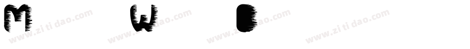 MightyWindyBlack字体转换