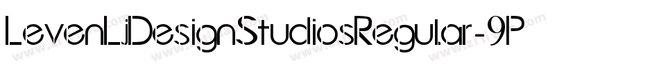 LevenLjDesignStudiosRegular-9PJ7字体转换