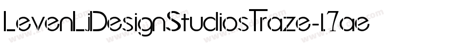 LevenLjDesignStudiosTraze-l7ae字体转换 LevenLjDesignStudiosTraze-l7ae字体转换