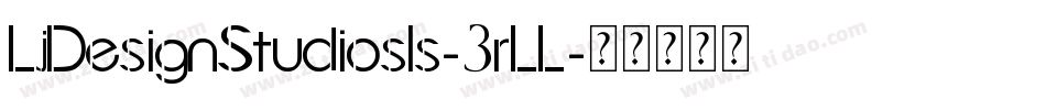 LjDesignStudiosIs-3rLL字体转换