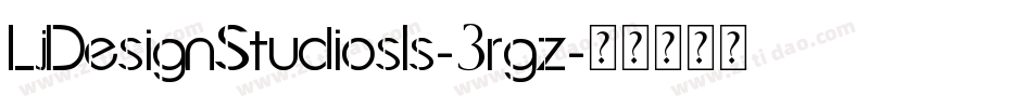 LjDesignStudiosIs-3rgz字体转换