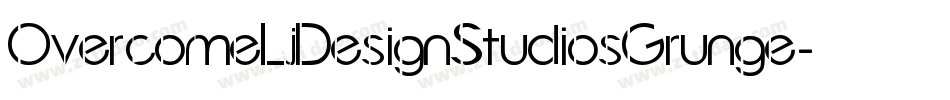 OvercomeLjDesignStudiosGrunge-g5x6字体转换 OvercomeLjDesignStudiosGrunge-g5x6字体转换