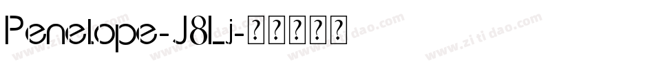 Penelope-J8Lj字体转换