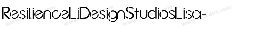 ResilienceLjDesignStudiosLisa-RGVA字体转换 ResilienceLjDesignStudiosLisa-RGVA字体转换