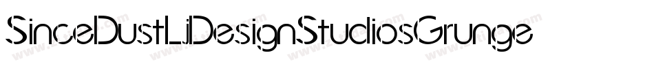SinceDustLjDesignStudiosGrunge-7vG4字体转换 SinceDustLjDesignStudiosGrunge-7vG4字体转换