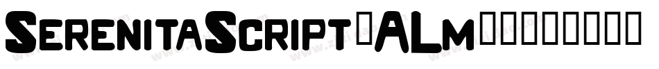 SerenitaScript-ALm12字体转换