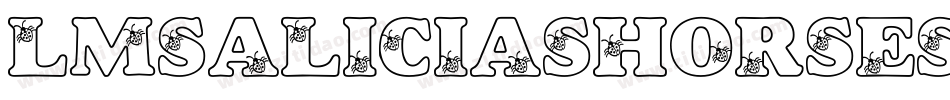 LmsAliciasHorses-r49L字体转换