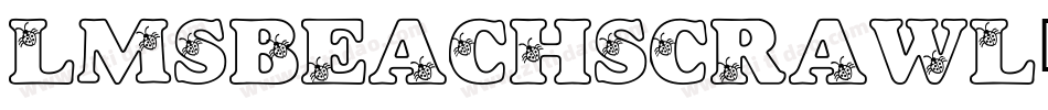 LmsBeachScrawl-7PGB字体转换