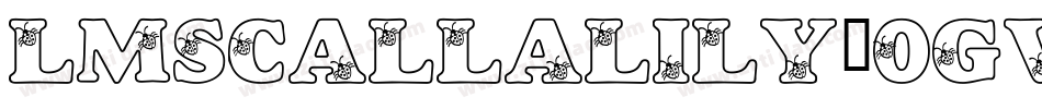 LmsCallaLily-0gVG字体转换