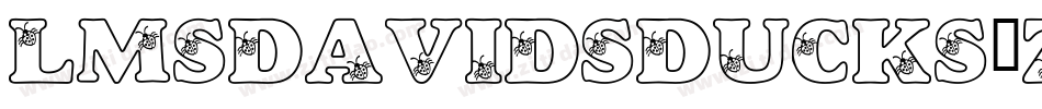 LmsDavidsDucks-zRE4字体转换