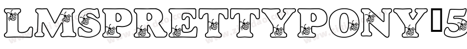 LmsPrettyPony-5OJL字体转换