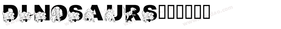 Dinosaurs字体转换