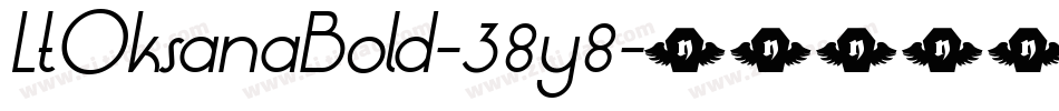 LtOksanaBold-38y8字体转换