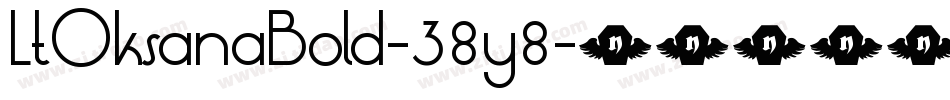 LtOksanaBold-38y8字体转换