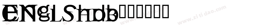 ENGLSHDB字体转换