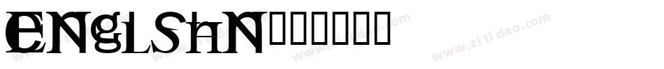ENGLSHN字体转换