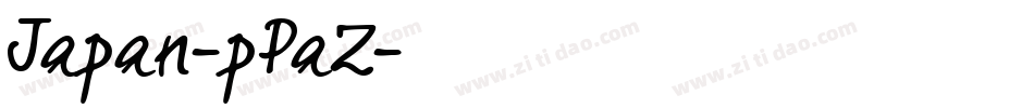 Japan-pPaZ字体转换