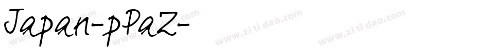 Japan-pPaZ字体转换