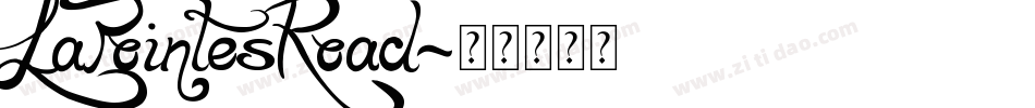 LaPointesRoad字体转换
